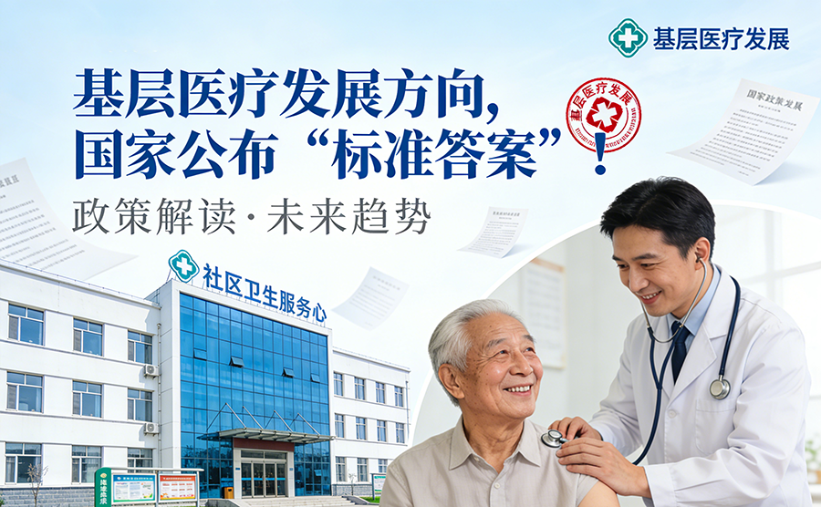 基层医疗发展方向，国家公布“标准答案”！
